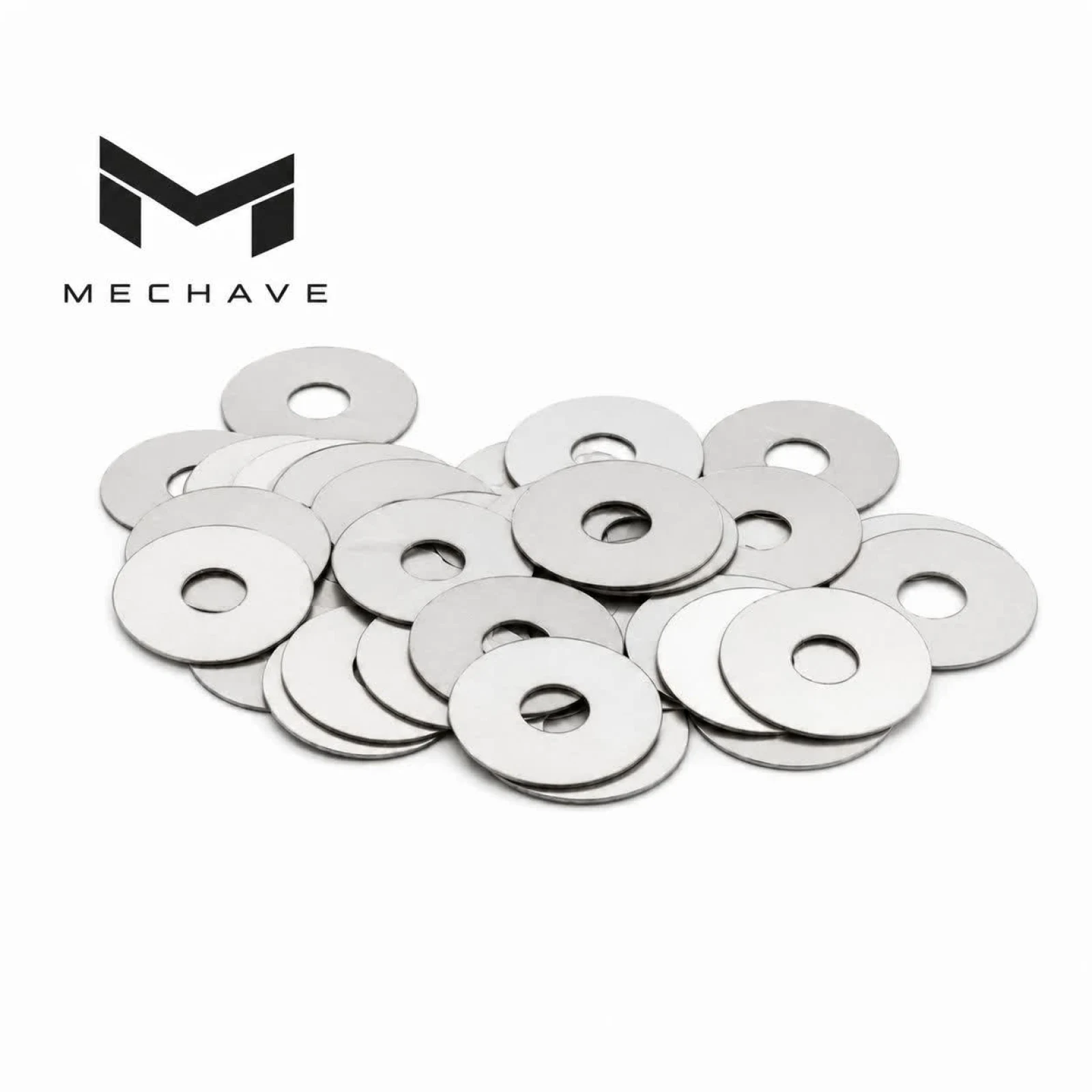 واشر تخت مکاو مدل W20101 سایز 20 میلی‌متر بسته 25 عددی